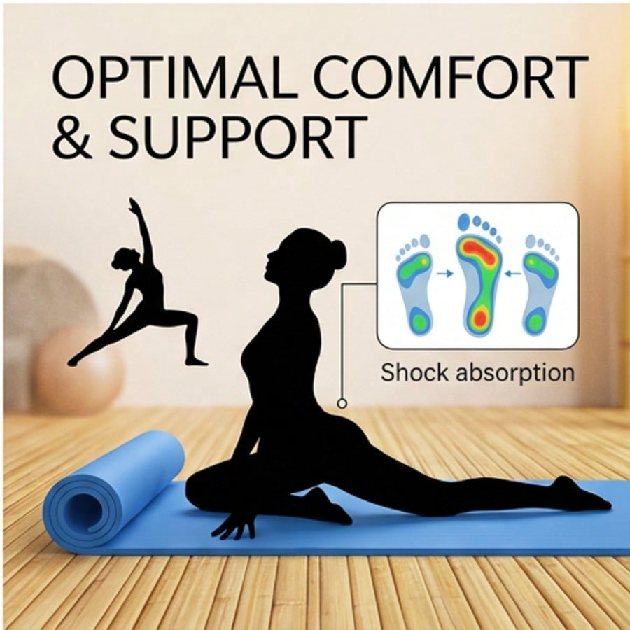 Ekstra Geniş 8mm TPE Yoga Matı - Pilates Yoga Hiit incelemesi ve fiyatı