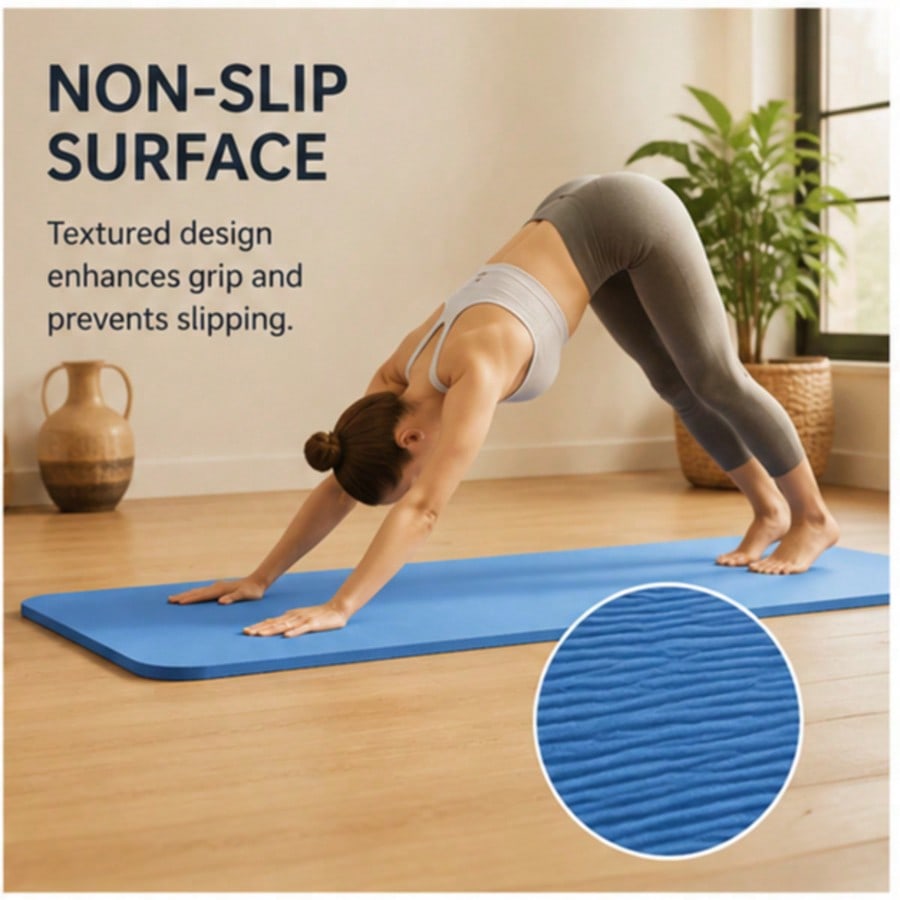 Ekstra Geniş 8mm TPE Yoga Matı - Pilates Yoga Hiit incelemesi ve fiyatı