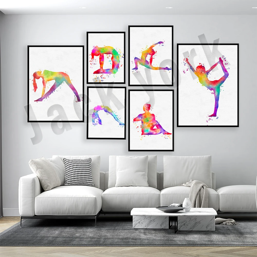Dans kralı yoga baskısı, kadın - Pilates Yoga Combined incelemesi ve fiyatı