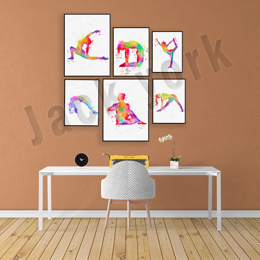 Dans kralı yoga baskısı, kadın - Pilates Yoga Combined incelemesi ve fiyatı